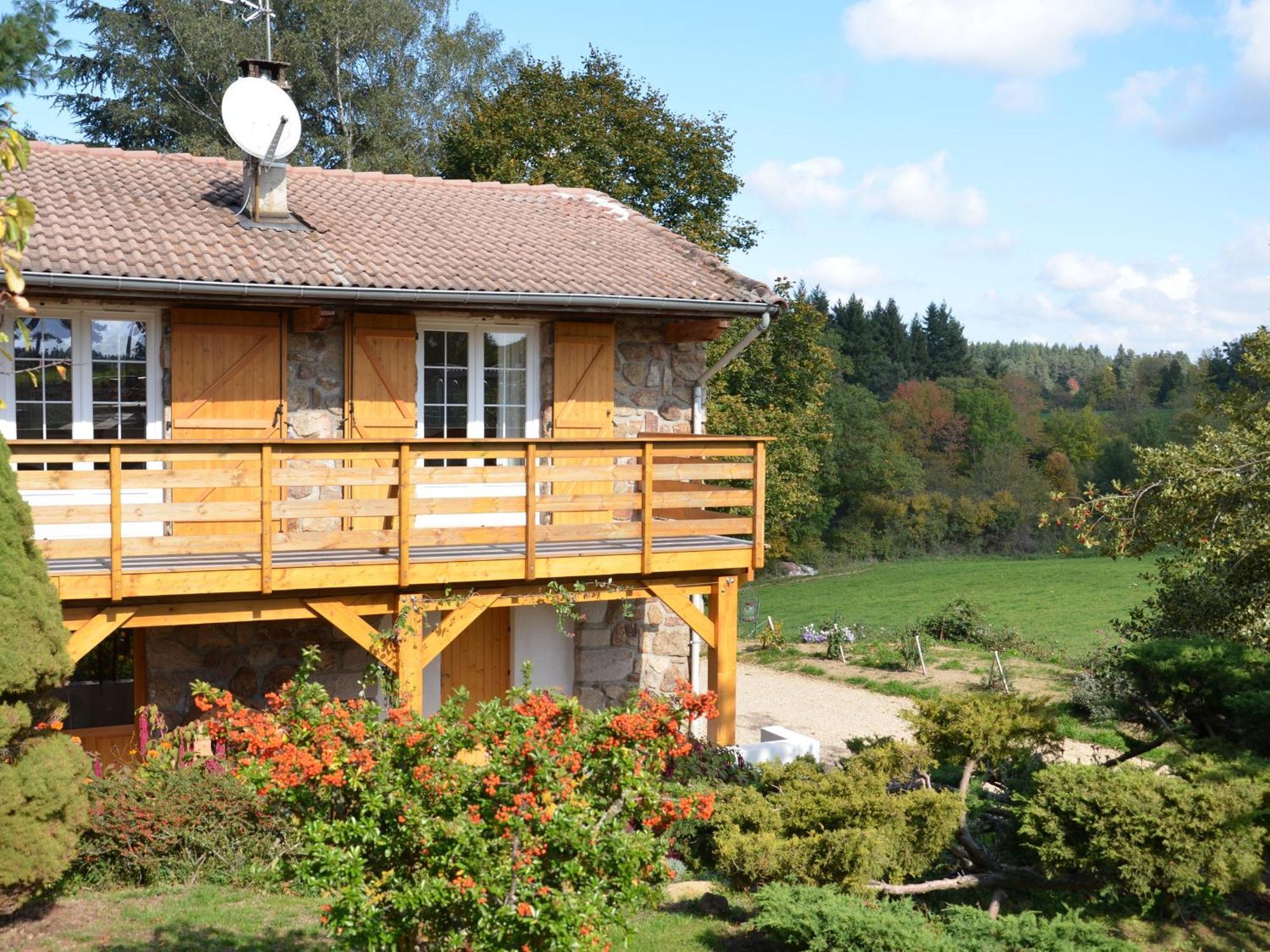 Evasion Romantique: Terrasse Privee, Bain Norvegien, Et Table D'Hotes - Bien-Etre A 1H De Lyon - Fr-1-582-474 Bed & Breakfast Monistrol-sur-Loire Exterior photo